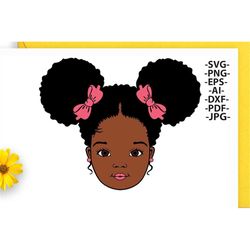 peekaboo girl svg, afro girl svg, black girl afro puffs svg, black girl magic, african american, black history, svg cut