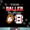 This Baller Is Now 8 Baseball Birthday Theme Party 8th png, sublimation .jpg