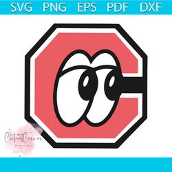 nooga lookouts cute big eyes nooga svg digital cricut file