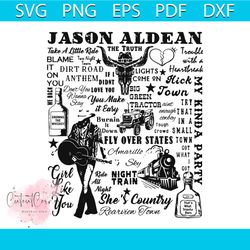 try that in a small town svg jason aldean country music svg