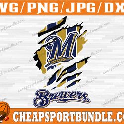 milwaukee brewers scratch baseball team svg, milwaukee brewers svg, mlb team  svg, mlb svg, png, dxf, eps, jpg, instant