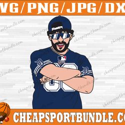 detroit tigers bad bunny baseball team svg, detroit tigers svg, mlb team  svg, mlb svg, png, dxf, eps, jpg