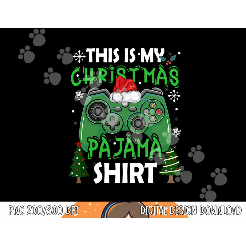 This Is My Christmas Pajama Video Game Gamer Boys Teens png, sublimation copy.jpg