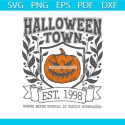 halloweentown est 1998 svg horror school svg file for cricut