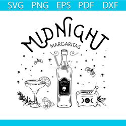 practical magic midnight margaritas svg graphic design file