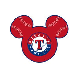 texas rangers baseball mickey mouse disney svg, sport svg, disney svg