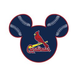st. louis cardinals baseball mickey mouse disney svg, sport svg, disney svg