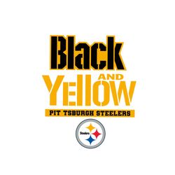 black and yellow pit through steelers svg, sport svg, steelers svg