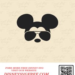 Mouse With Sunglasses SVG, Christmas SVG, Family Trip SVG, Customize Gift Svg, Vinyl Cut File, Svg, Pdf, Jpg, Png, Ai Pr