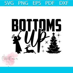bottoms up christmas angel svg, christmas svg, bottoms up svg