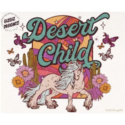 western png, desert child boho western png, western sublimation designs, retro western png, design download, cowgirl png