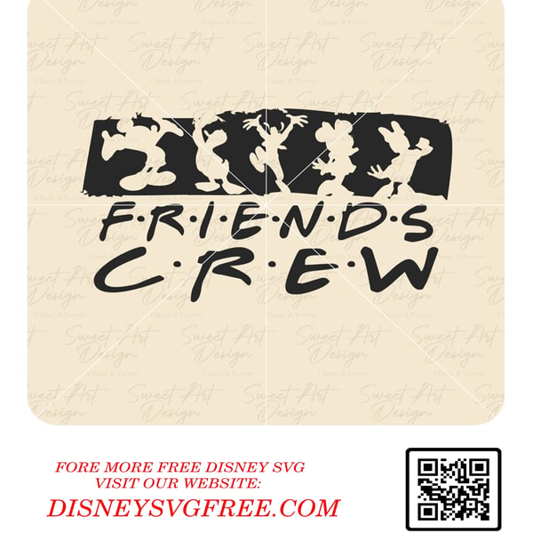 Friends Crew SVG, Cartoon Characters Friends SVG, Magical SV - Inspire ...