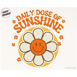 retro smiley summer png | distressed png | boho png | floral png sublimation | png sublimation | retro png sublimation |