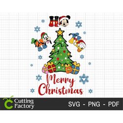 merry christmas svg, christmas mouse and friends svg, christmas tree svg, funny christmas svg, christmas gifts svg, chr