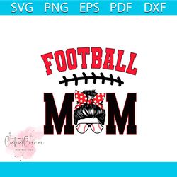 bleached football mom svg, sports svg, sport mom svg, football mom svg, football svg, messy bun svg
