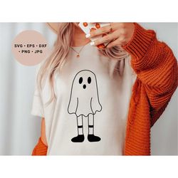 cute ghost svg, spooky svg, cute halloween svg, halloween shirts svg, funny ghost svg, spooky vibes svg, ghost face svg,