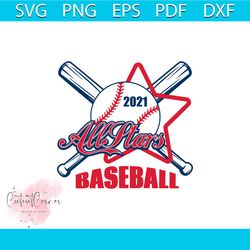 all stars baseball 2021 svg, sport svg, baseball svg, baseball season svg