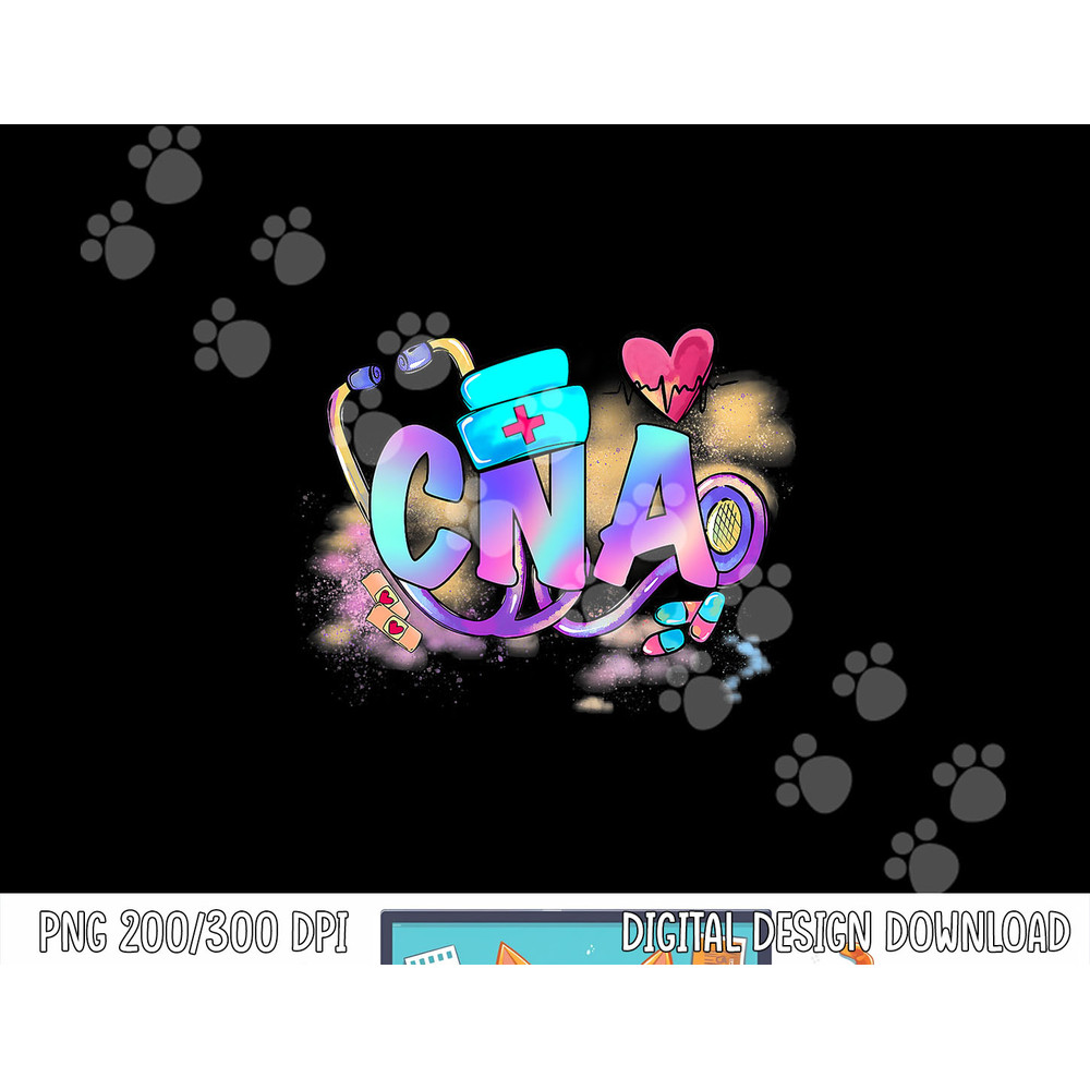 Tie Dye CNA Cute Nurse Day CNA RN Nurse Week Gifts Nursing png, sublimation copy.jpg