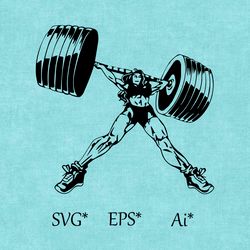 girl with barbell svg, workout, bodybuilder, gym, fitness, crossfit, trainer sport, muscle, gor digital svg, eps, ai