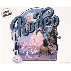 rodeo cowboy wild ride western png sublimation design download, cowboy png, cowboy rodeo png, boho western png, sublimat
