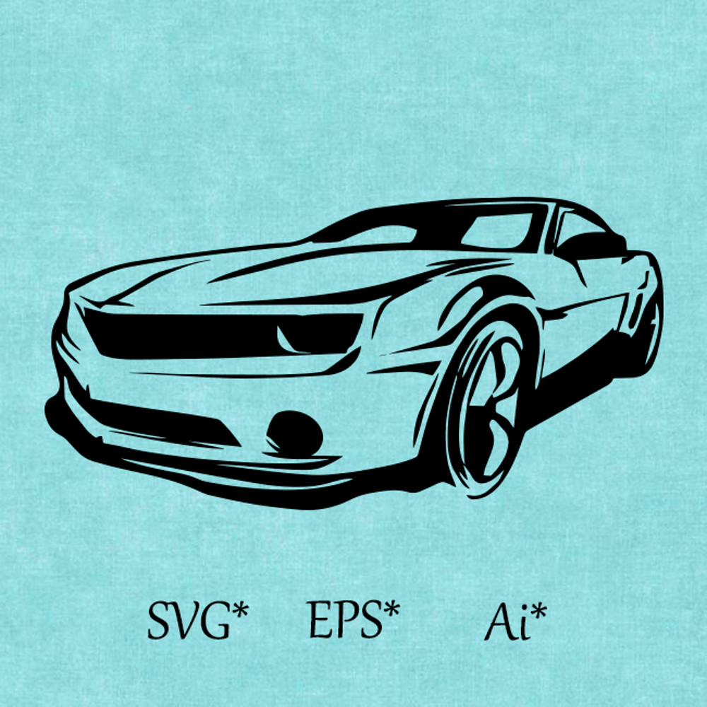 Sports 小ar SVG Sports Car Racing Kids Room Boy's Room聽SUV Garage Digital SVG EPS AI