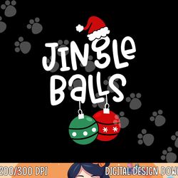 tinsel tits and jingle balls funny matching christmas couple  png, sublimation