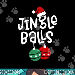 tinsel tits and jingle balls funny matching christmas couple  png, sublimation