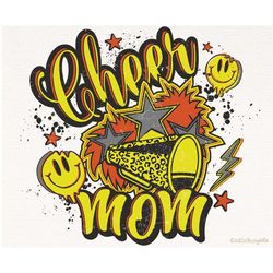 softball png, softball cheer mom smiley png sublimation design, softball mom png, retro softball png shirt design, softb