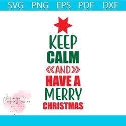 keep calm and have a merry christmas svg, christmas svg, keep calm svg