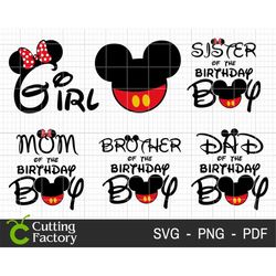 bundle birthday boy family svg, happy birthday svg, birthday squad svg, magical kingdom, family trip svg, family shirt,