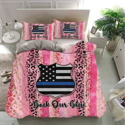 police quilt set pink bedding sets, police quilt set bedding, bedroom decor, decorations for home bedding sets, bedding