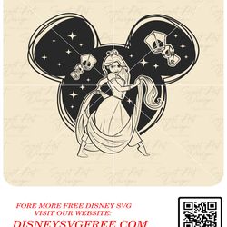 Tangled Princess Rapunzel SVG, Mouse Head SVG, Mouse Ears, Disneyy Princesses SVG, Vinyl Cut File, Svg, Pdf, Png Printab