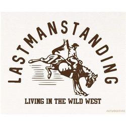 country cowboy riding bucking horse png digital download, western retro boho hippie yeehaw wild west cowboy sublimation