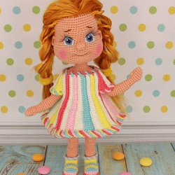 crochet doll pattern This pattern is written in English language (USA terminology)