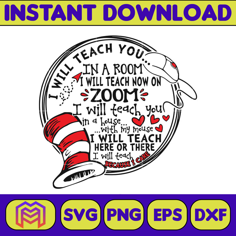 Dr Seuss Svg, Cat In The Hat SVG, Dr Seuss Hat SVG, Green Eggs And Ham Svg, Dr Seuss for Teachers Svg (340).jpg