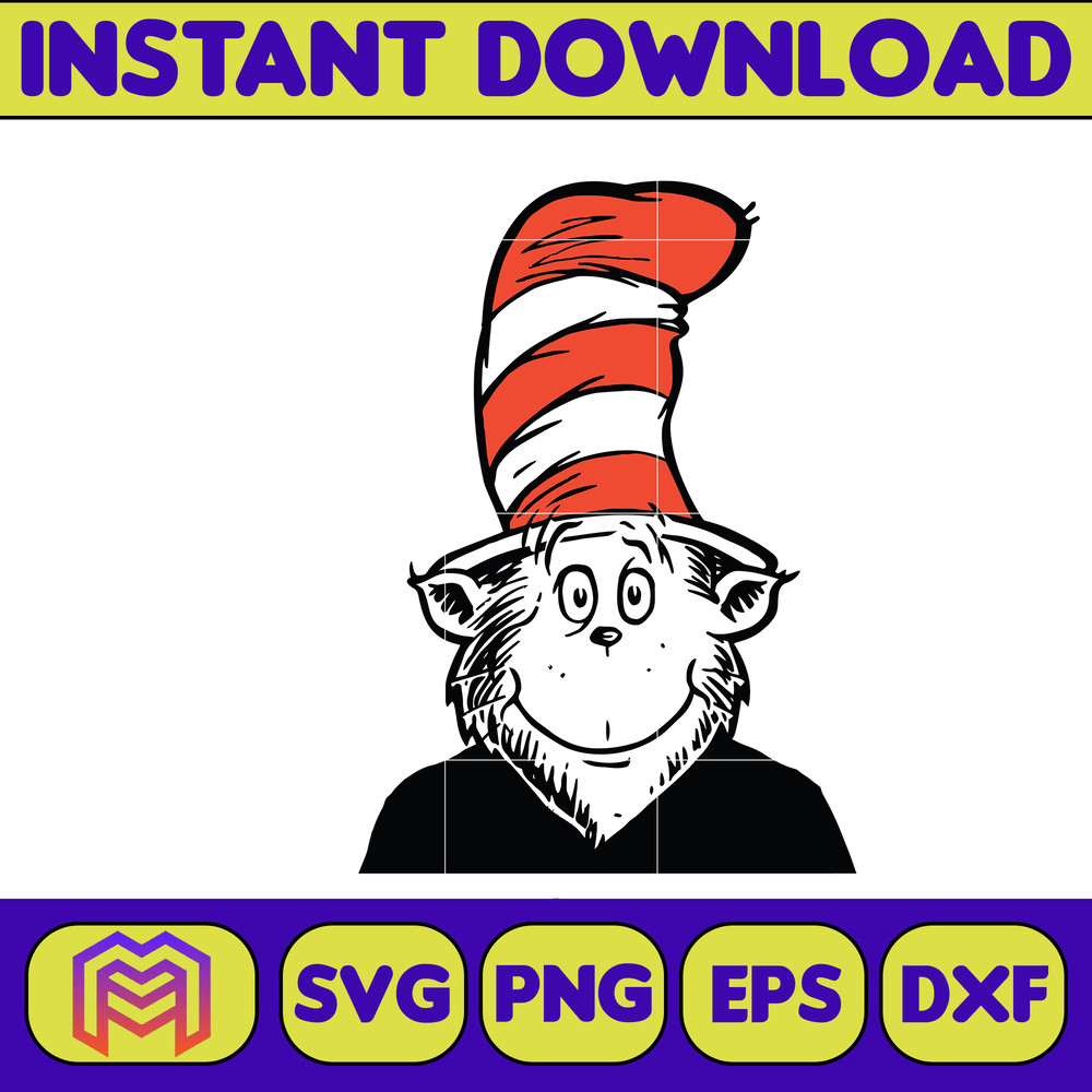 Dr Seuss Svg, Cat In The Hat SVG, Dr Seuss Hat SVG, Green Eggs And Ham Svg, Dr Seuss for Teachers Svg (352).jpg