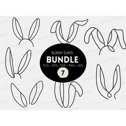 bunny ears svg bundle, eastern svg, rabbit svg, easter bunny svg, bunny ears shirt, bundle easter svg, spring svg, easte
