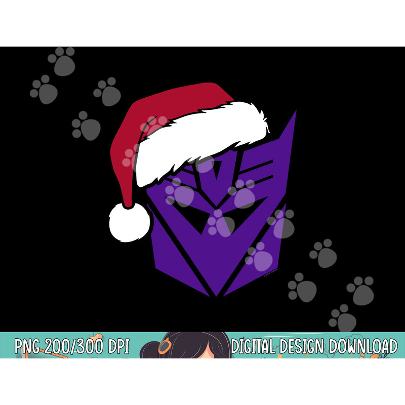 Transformers Christmas Decepticons Santa Hat Logo png, sublimation copy.jpg