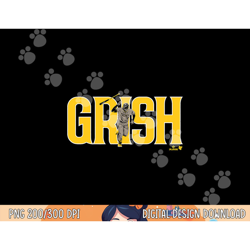 Trent Grisham - GRISH - San Diego Baseball png, sublimation.jpg