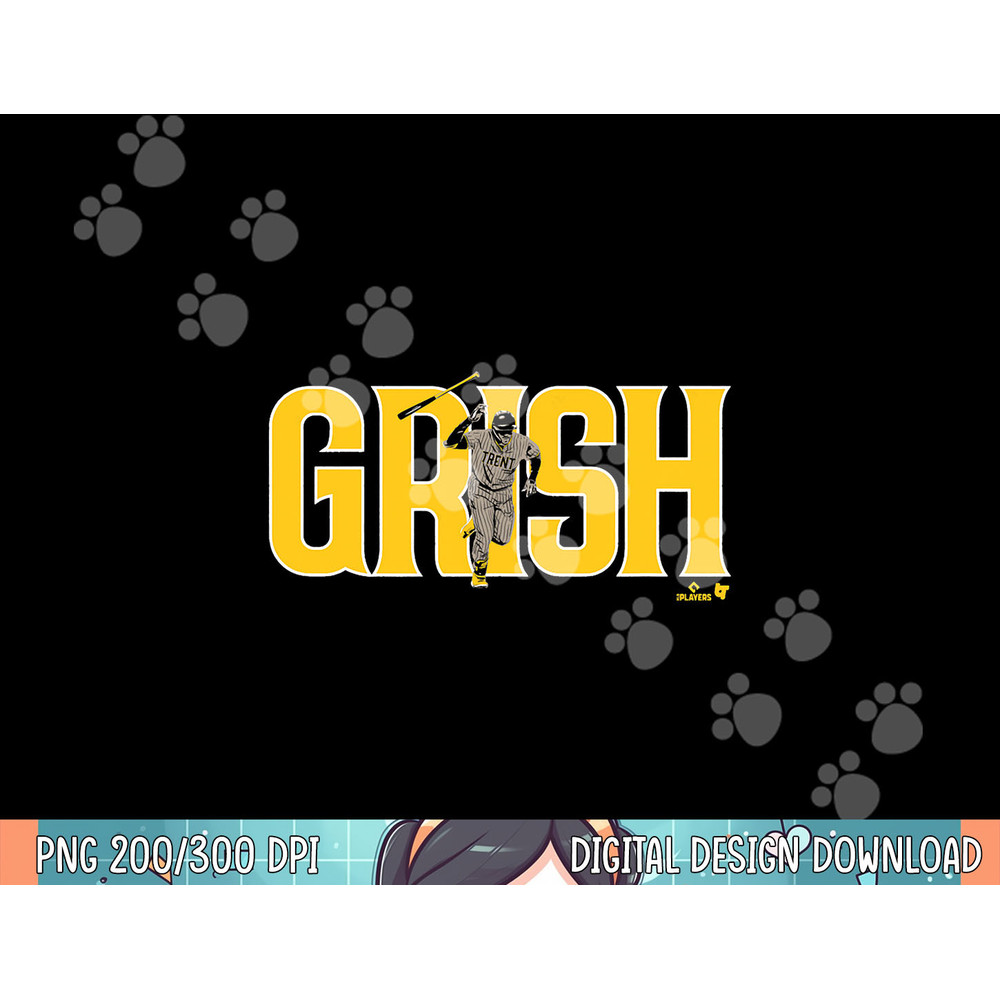 Trent Grisham - GRISH - San Diego Baseball png, sublimation .jpg