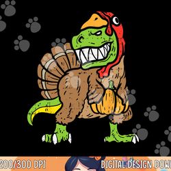 trex dinosaur turkey funny toddler kids thanksgiving boys png, sublimation copy