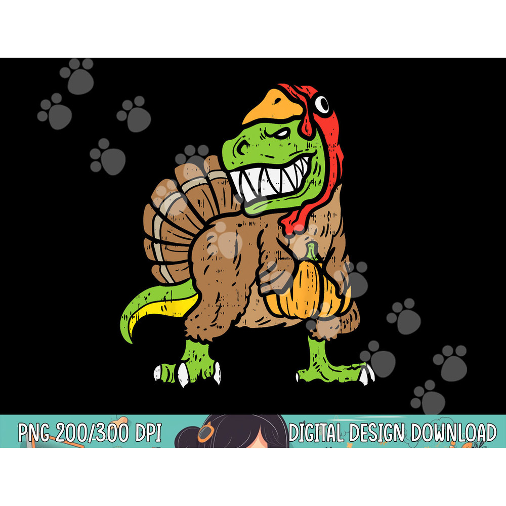 Trex Dinosaur Turkey Funny Toddler Kids Thanksgiving Boys png, sublimation copy.jpg