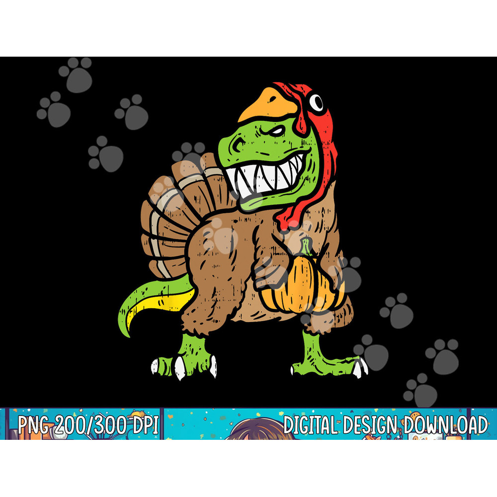 Trex Dinosaur Turkey Funny Toddler Kids Thanksgiving Boys png, sublimation copy.jpg