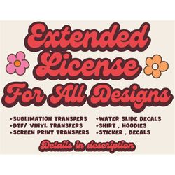 extended license - license for all designs