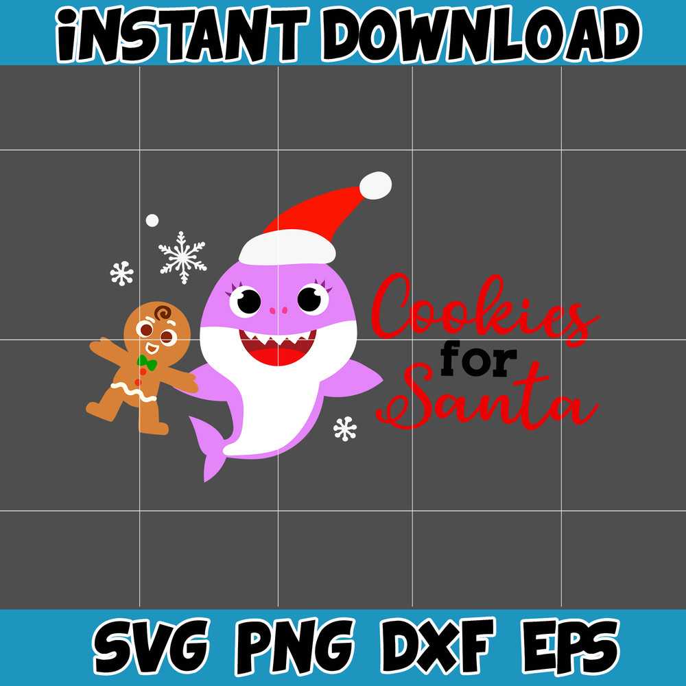 Christmas Shark Svg, Baby Shark Svg, Dodo Shark Svg, Daddy Shark Svg, Christmas Svg, Instant Download (38).jpg