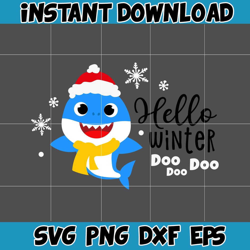 Christmas Shark Svg, Baby Shark Svg, Dodo Shark Svg, Daddy Shark Svg, Christmas Svg, Instant Download (39).jpg