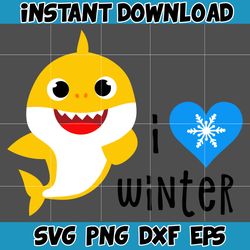 christmas shark svg, baby shark svg, dodo shark svg, daddy shark svg, christmas svg, instant download (40)