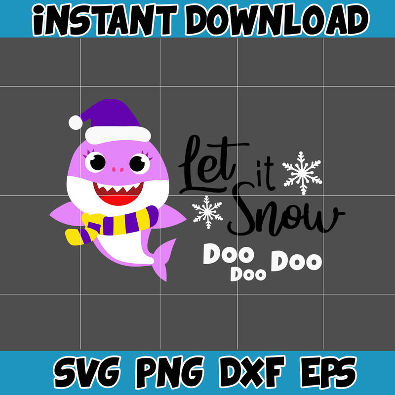 Christmas Shark Svg, Baby Shark Svg, Dodo Shark Svg, Daddy Shark Svg, Christmas Svg, Instant Download (48).jpg