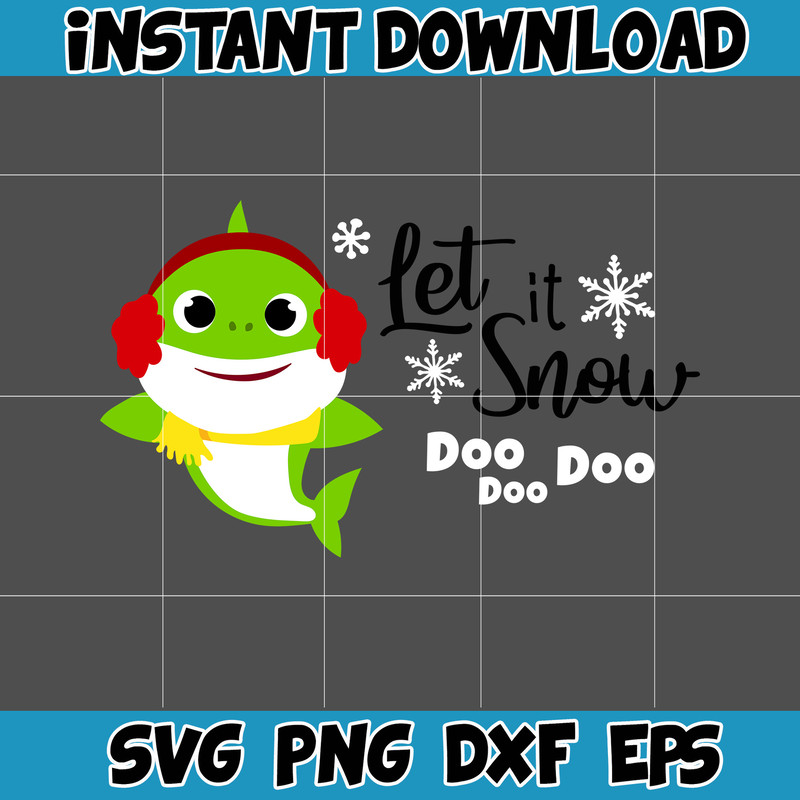 Christmas Shark Svg, Baby Shark Svg, Dodo Shark Svg, Daddy Shark Svg, Christmas Svg, Instant Download (50).jpg