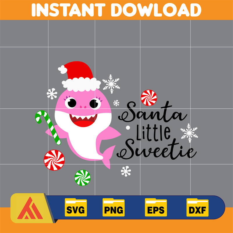 Christmas Shark Svg, Baby Shark Svg, Dodo Shark Svg, Daddy Shark Svg, Christmas Svg, Instant Download (52).jpg